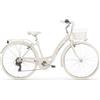 Tecnobike Shop Bicicletta Cruiser MBM Primavera Donna Ruota 28 Cambio 6 Velocità (Lavanda)