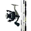 Kolpo Combo da pesca Spinning - Canna da pesca 2.70 mt e Mulinello