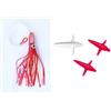 Pescasubito.com Kit Octopus Armato + 3 Aeroplanini Pesca Traina Tonno Aguglia Imperiale