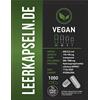 foodfrog HPMC 1000 capsule vuote | Dimensioni 000 | Capsule sono collegate | Caps con capacità | Vegan | da riempire per integratori naturali (numero di pezzi, 1000)