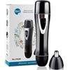 TopHomer Rasoio elettrico 2 in 1, da donna, indolore, ricaricabile, impermeabile, per corpo, viso, zona bikini