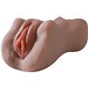 marielove Giocattolo per masturbazione realistico con vulva, vagina tascabile da 16 cm in TPE, giocattolo sessuale per uomini, struttura interna 3D della vagina con labbra