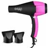Italian Design Airlissimo Asciugacapelli Professionale 2300W - Phon Potente con 2 Velocità e 3 Temperature, Styling Rapido e Anticrespo - Nero e Rosa