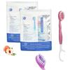 Generic Set 5 In 1 Di Spazzolino Da Denti, Filo Interdentale, Puliscilingua E Stuzzicadenti, Spazzolino Monouso 5 In 1, Igiene Orale Portatile Per Viaggi E Lavoro, Spazzolini Monouso Da (Peach 2 pcs)