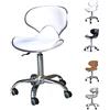 Polironeshop VALI sgabello sedia per massaggi centro estetico tattoo manicure (bianco)