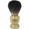 Omega Pennello da barba Omega in tasso Nero con manico in resina e supporto.