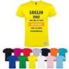 Italian Style Diffusion T-shirt personalizzata COMPLEANNO CON 12 ANNI DI ESPERIENZA diversi colori disponibili