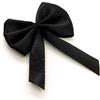 Sweet Jewels 1 Fiocco in raso nero applique tessuto satin decorazione fiocchetto già pronto applicazione