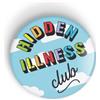 Generic HIDDEN ILLNESS CLUB rainbow perno o calamita da frigo