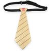 Il Cravattino.com ILCRAVATTINO.COM Cravatta Corta in Legno, Cravattino Modello REGULAR, per Eventi Eleganti, Stile Audace e Glamour, 13 inserti disponibili (Rosa Bucciato, Classico)