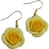 Handmade Orecchini Rose in Argilla Polimerica Fatti a Mano in Italia 2,7 cm 4,2 cm