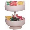 Generico Porta-tè KINESIS,PLASTICA BIODEGRADABILE,3 PIANI, 15,5 x 15,5 x H19 cm (Bianco)
