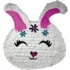Fai Fiesta Pignatta Coniglio, pentolaccia - piñata coniglietto di pasqua. Gioco della pignatta per feste di compleanno a tema. Da riempire. Made in Italy. Prodotto artigianale Misura 55 * 55 * 12 cm