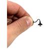 Handmade Micro Lampione colore nero per presepi e diorami con microlampada led 12V - DL53