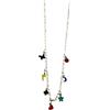 Moun Jewels Bracciale con mini charm smaltati multicolor