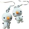 Handmade Orecchini Natale Pupazzo di Neve per Bambina e Ragazza - Orecchini Natalizi Fatti a Mano in Argilla Polimerica - Orecchini Natalizi Simpatici Leggeri - Idea Regalo Natale Gioielli Artigianali