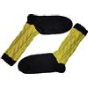 Zauberball Starke Calzini/calzini in maglia - nero-verde/calzini shopper/calzini di lana // Gr. è selezionabile/donna/uomo/fatto a mano/calzini alla moda/calzini al ginocchio
