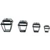 diodiled Lanterna colore nero per presepi e diorami con microlampada 12V - DL179 (luce effetto fuoco tremolante, 2,5x2,2 cm)
