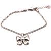 Shopping Cat Bijoux Bracciale con ciondolo fiocco - Bracciale fiocco - Bracciale pendente fiocchetto