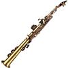 YIWENG Sassofono dritto,Professionale Ottone Dritto Sib Soprano Sassofono Nichelato Sax Strumento a fiato Modello di intaglio con custodia per il trasporto Bocchino Kit di pulizia per ance Guanti Cing