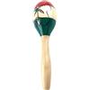 Generico Maracas in legno, maracas sonagli a percussione manuale - Divertente sonaglio in legno,Palline di sabbia a sonagli da 11x3 pollici, strumenti a percussione giocattolo musicale per l'apprendimento dive