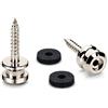 Schaller - Bottoni S-Lock cromati, 2 pz