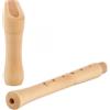 Generic Flauto dolce soprano in legno, diteggiatura barocca, con custodia rigida, ideale per principianti