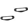 ifundom 2pezzi Cornice Pickup Per Chitarra Elettrica St Anello Montaggio Pickup Singolo Coil Flat Accessorio Per Chitaristi e Luthiers Nero