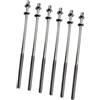 Luwecf 6x Tiranti per batteria Viti di fissaggio per tamburo con rondelle Viti per per tamburo da 5 mm Bulloni per per tamburo per pezzi di, M5x120mm