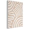 MuchoWow© Pannello Decorativo Parete Pannelli Fonoassorbenti Per Pareti 60x80 cm Acustici Decorazioni Casa Design Isolante Acustico Fonoisolanti Fonoassorbente Beige - motivo Terra