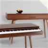 Classic Cantabile DP-730 WN - Pianoforte Digitale 88 Tasti pesati Tastiera Ponderati Azione del Martello - Tavolo con pianoforte elettrice incorporato - Con leggio e triple pedaliera - USB MIDI - Noce