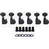 Dopro 15:1 Chitarra 2 Pin Tuners Tuning Keys Dual Pin Chitarra Tuning Machine Heads per Import Style Squier Affinity/Ibanez/Yamaha Chitarre Mini Contemporaneo Chiave Nero