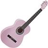 gear4music Chitarra Classica di Gear4music, Rosa | Strumento Affidabile per Imparare ed Esibirsi, Corpo in Laminato Durevole, Tono Ricco e Incoraggiante