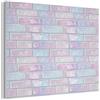 MuchoWow© Pannelli Pannello Fonoassorbente 80x60 cm Decorativi Insonorizzanti Decorativo Parete Fonoassorbenti Design Fonoisolanti Insonorizzazione Stanza Rosa - Perla - Lucido