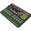 LAOJIA SK500 Scheda audio live portatile Dispositivo cambia voce Mixer audio Effetti sonori multipli incorporati Batteria ricaricabile Connessione BT per smartphone Computer Streaming live Canto onlin