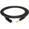 enoaudio Mogami 2534 Quad Cavo professionale studio | Neutrik Gold 6,3mm TS - XLR femmina | HiFi - 1,5 m