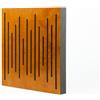 IG Acoustics - Pannello ibrido Nexus - Pannello acustico autoadesivo 50 x 50 cm - Assorbitore e diffusore in schiuma acustica - Elemento acustico (teak)