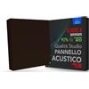 Addictive Sound Pannelli Fonoassorbenti Premium 50x50x11 cm, Cioccolato | Linea Premium: tessuto 265 g/m2, Classe A EN ISO 11654, kit di montaggio parete e soffitto