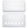 Banworks Metal Humbucker Covers Copri pickup per chitarra elettrica 52mm (2-3/64 pollici) Copri pickup humbucker al ponte per chitarra elettrica Confezione da 2 JT/SYQG-03 Cromato
