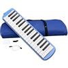 Generico Tubo Melodica, Strumento Melodica Bambini - Talk Box Instrument Tastiera per pianoforte ad aria con doppi tubi,Bocchino per strumenti Talk Box, Melodica a bocca sicura, Melodica per organo per gli app