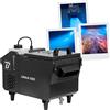BoomToneDJ, CIRRRUS 1000, macchina per fumo pesante a base d'acqua, telecomando incluso 1000 W, ideale per matrimoni, compleanni e altri eventi professionali, non richiede ghiaccio.