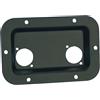 Adam Hall 8708BLK - Piastra di montaggio 2 x Uni-XLR