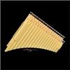 ZENGXUE Flauto Pan Strumento Musicale A Fiato Tradizionale In Plastica ABS Con Flauto Di Pan A 36 Tubi Strumenti a fiato tradizionali (Color : Yellow)
