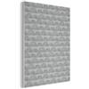 MuchoWow© Decorazioni Casa 60x80 cm Pannelli Acustici Fonoassorbenti Parete Pannello Fonoassorbente Decorativo Insonorizzanti Per Pareti Isolante Acustico Grigio - Archi - Motivo