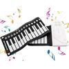 Frilla pianoforte digitale 49 tasti pesati | Elettronica pianoforte con altoparlante stereo integrato, Tastiera per bambini e principianti | CLAVIER