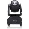 Ibiza LMH250LED Mini Lyre - Faretto a LED 4 in 1 da 10 W, colore: nero