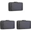 Mealoodiousmusea 3 set portatile Effetti Pedal Board Case Impermeabile per Chitarra Pedali Micro Synths