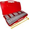 ROCKSTAR MUSIC ROCKSTAR - Carrello Xilofono Metalofono 25 Tasti Metallici AG-25N2 Angel 3794, Glockenspiel con astuccio, strumento musicale supervisionato da un adulto