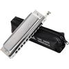 BORGBAR Armonica cromatica a 10 fori, 40 toni, chiave di do, SW1040, strumento musicale, armonica, organo a bocca con borsa
