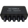 Pmandgk Mixer Audio Stereo 1 Ingresso 5 Uscita Distributore di Audio multicanale Interfaccia RCA per Amplificatori di Potenza